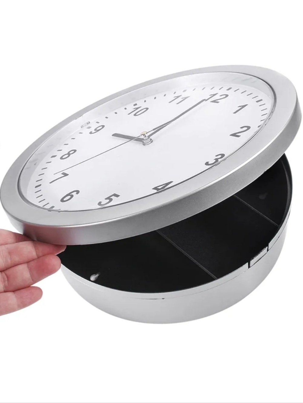 BNIB 10" Wall Clock with Hidden Compartment for Valuables Home Security
